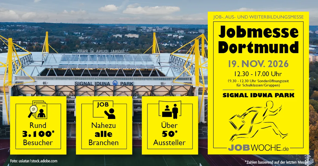 Jobmesse Dortmund 2026: Job, Ausbildung & Weiterbildung